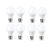A19 E27 7W Screw Bulb, 6000K, (Pack of 6)