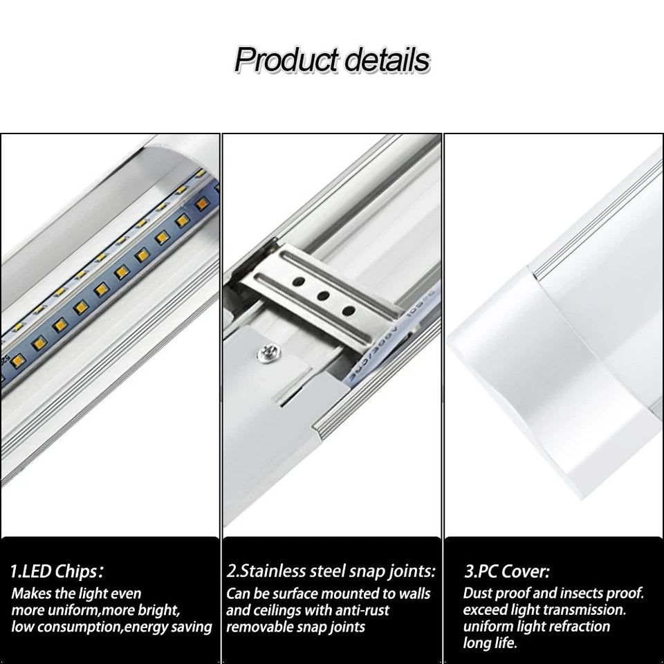 54W Batten Tube for Garage
