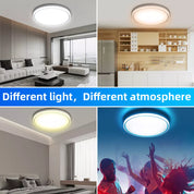 28W RGB LED Round Ceiling Light – Remote Control