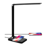 Dimmable LED Desk Lamp with Wireless Charging & USB Port - Modern Task Lamp for Home & Office