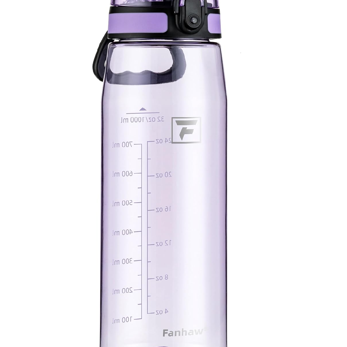 1L Clear Tritan Water Bottle with Chug Lid – Leakproof BPA-Free Sports Bottle