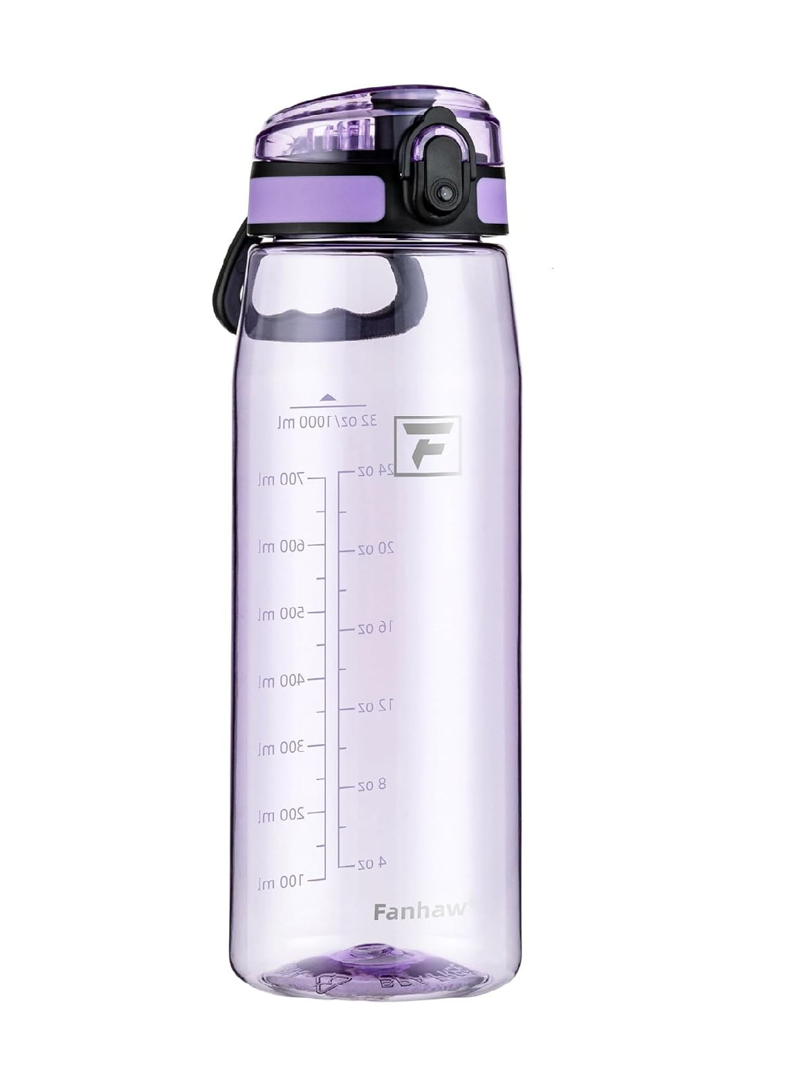 1L Clear Tritan Water Bottle with Chug Lid – Leakproof BPA-Free Sports Bottle