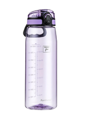 1L Clear Tritan Water Bottle with Chug Lid – Leakproof BPA-Free Sports Bottle