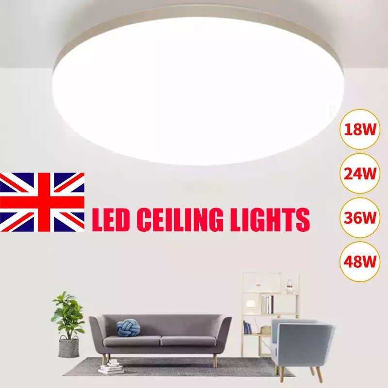 36W LED Round Ceiling Light – Warm & Cool White