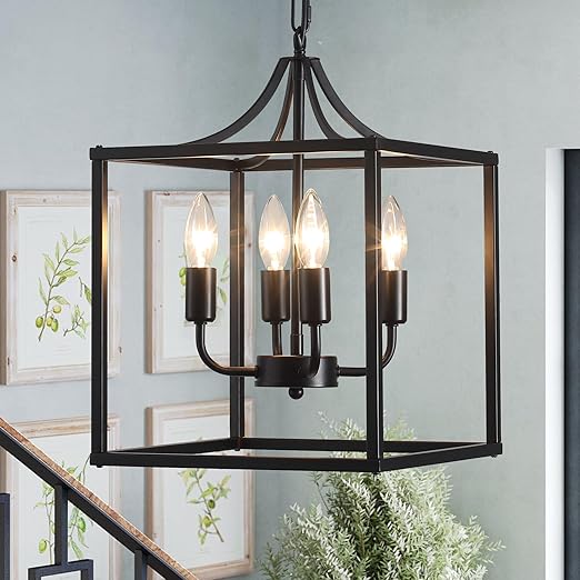 Vintage Industrial Semi-Flush Ceiling Light