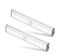 Rechargeable Motion Sensor Cabinet Light with Magnetic Mount (2 Pack)