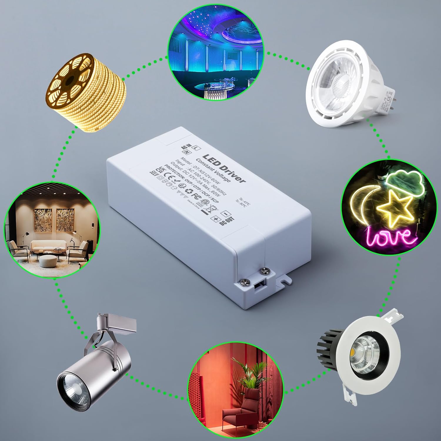 12V 60W LED driver

