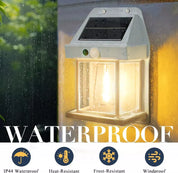 Solar Motion Sensor Wall Light for Outdoors