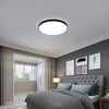 24W Round LED Flush Mount Ceiling Light, Acrylic Lamp Shade, Lighting Fixture for Bedroom Corridor Decoration