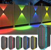 Solar Fence Lights – 4 Pack, 3 Color Options