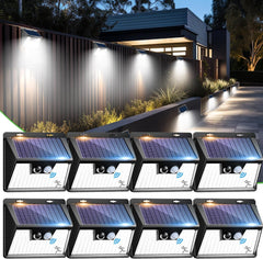 Outdoor Solar Security Lights with Motion Detection – Waterproof, 3 Adjustable Modes for Garden & Fence