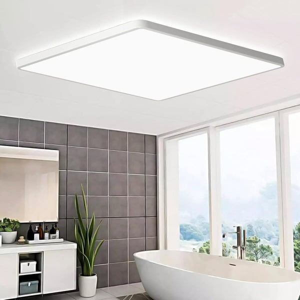 40W 16-Inch LED Ceiling Light, Super Bright 6000K Cold White, Waterproof Ceiling Light for Kitchen & Bathroom