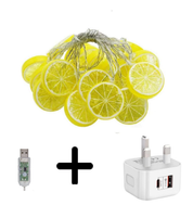 Clerance Sale - Modern 3m LED String Lights with Remote Control - 20 Warm White Lamps and 8 Lighting Modes