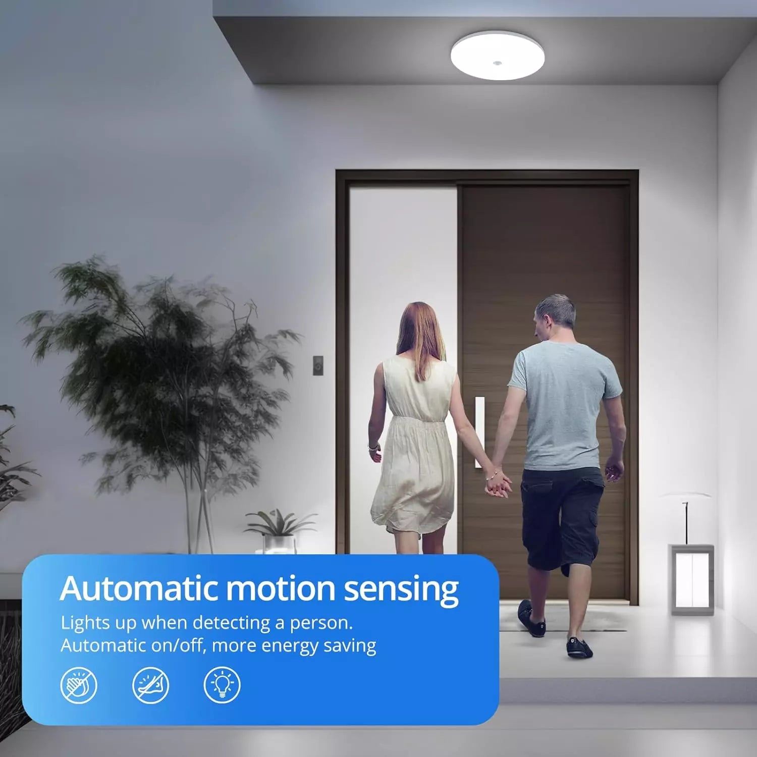 48W LED Motion Sensor Ceiling Light