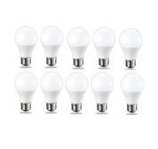A19 E27 7W Screw Bulb, 6000K, (Pack of 6)