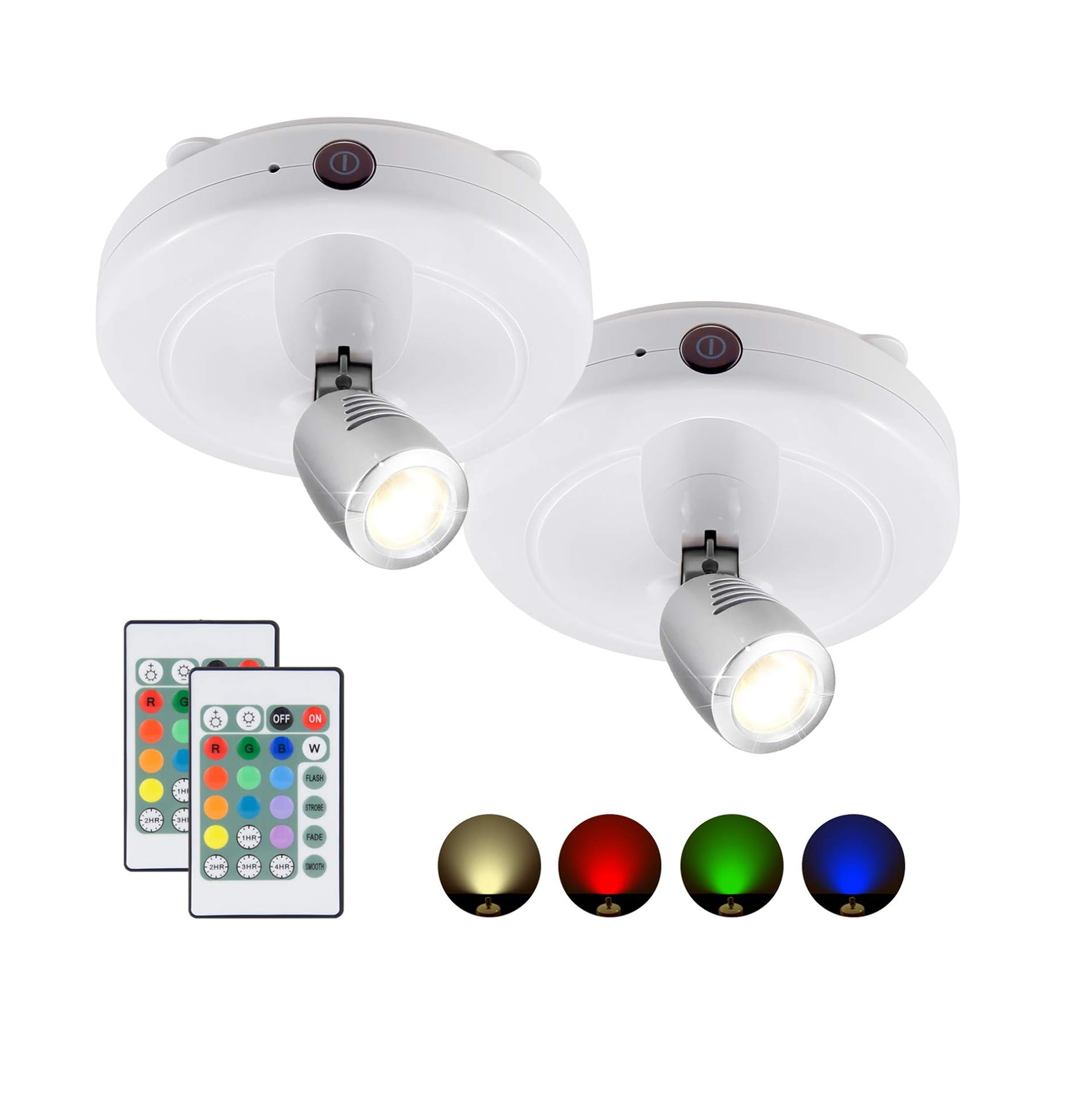 LED Spotlights Ceiling Light-Dimmable Uplight with Remote for Lighting up Painting Picture