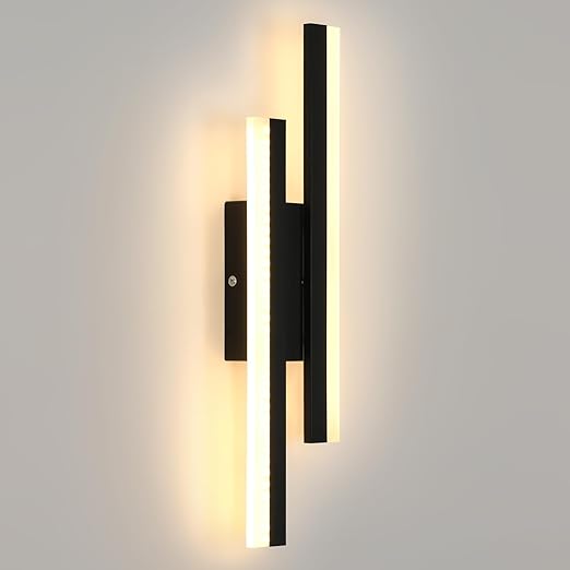Gold LED Wall Light, 40CM Modern Warm White Sconce