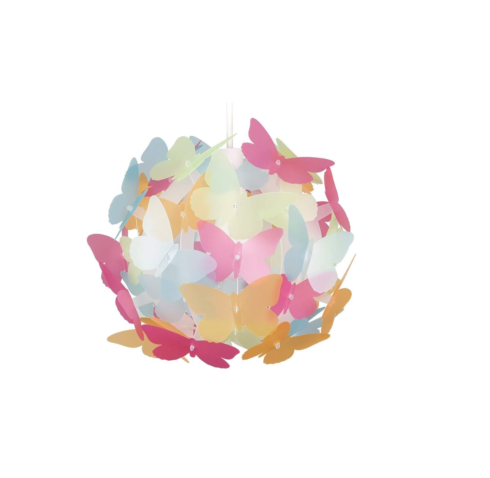Modern Bright Pink Butterflies Ceiling Chandelier Lamp Shade | Pendant Lights, Home Décor & Improvement Essential