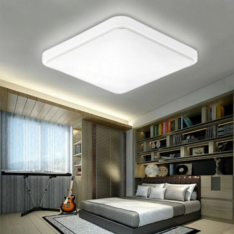 LED Ceiling Panel Light 12W-72W Modern Square Lamp