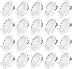 LED Bathroom Downlights, 6W Downlights for Ceiling Dimmable 6500K Cold White, IP65 Waterproof (Pack of 6)