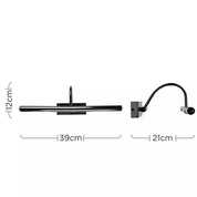 Adjustable Twin LED Picture Wall Light