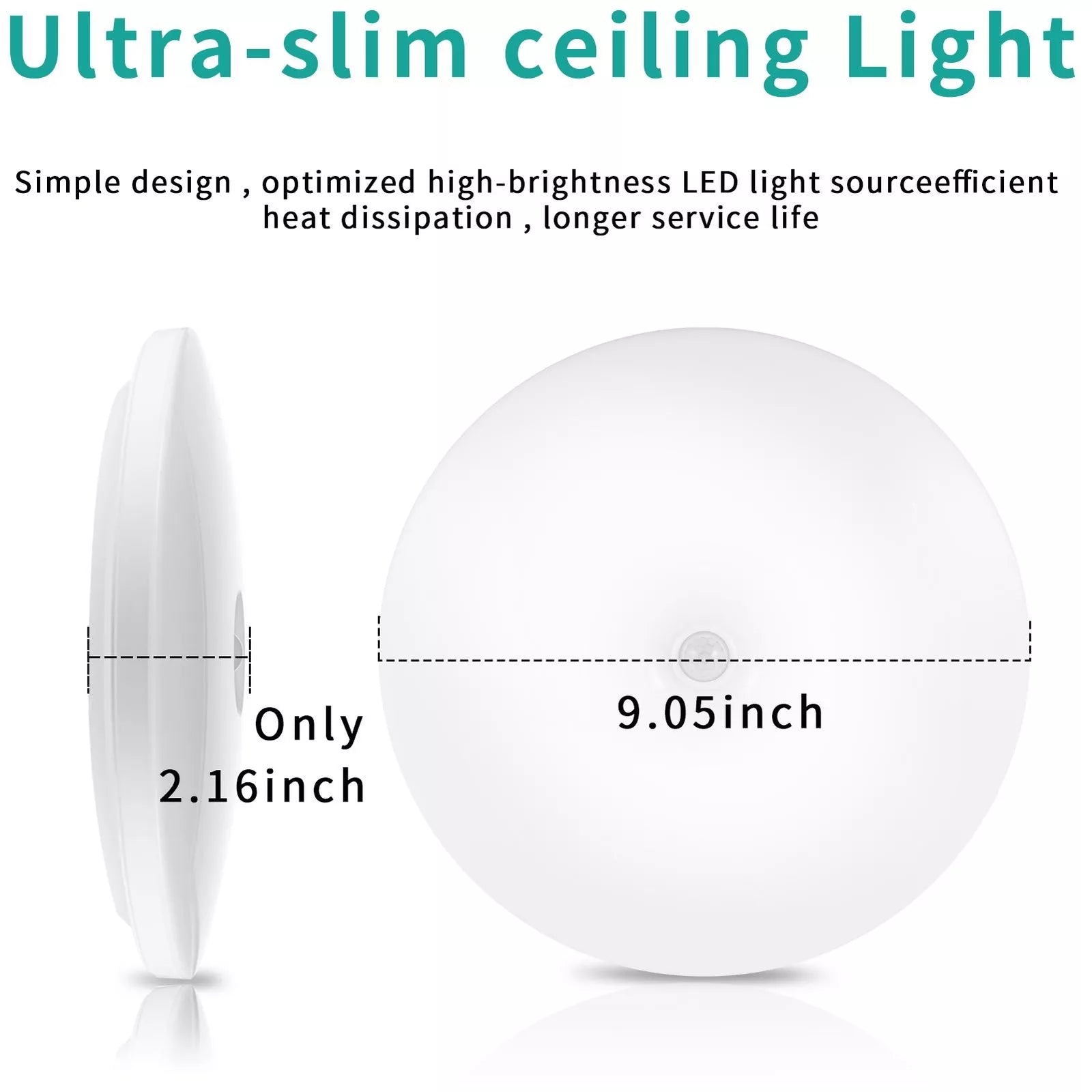 48W LED Motion Sensor Ceiling Light