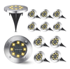 12-Pack Solar Deck Lights – Waterproof Outdoor LED Ground Lights for Walkways