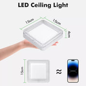 LED Round & Square Ceiling Light – 12W-48W, IP44