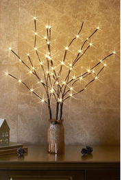3-Pack 76cm LED Twig Branch Lights – Indoor & Outdoor Decor