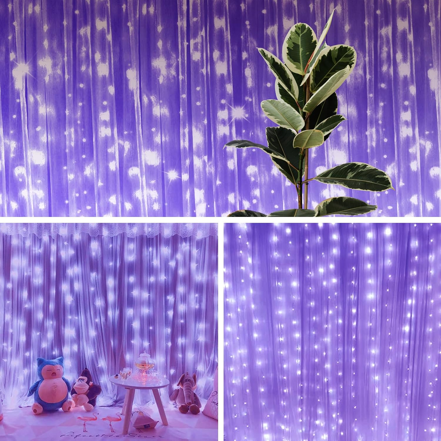 Fairy Curtain Lights with Remote Control