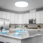 18W LED Bathroom Ceiling Light – IP44 Waterproof Flush Mount Ceiling Light, 6000K Daylight White, 120W Equivalent for Bathroom, Kitchen, Hallway & Living Room