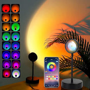 Sunset Projection Lamp with 16 Colors and Timer