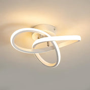 minfair Modern LED Ceiling Light – Round Geometry, 18W, 24cm Diameter