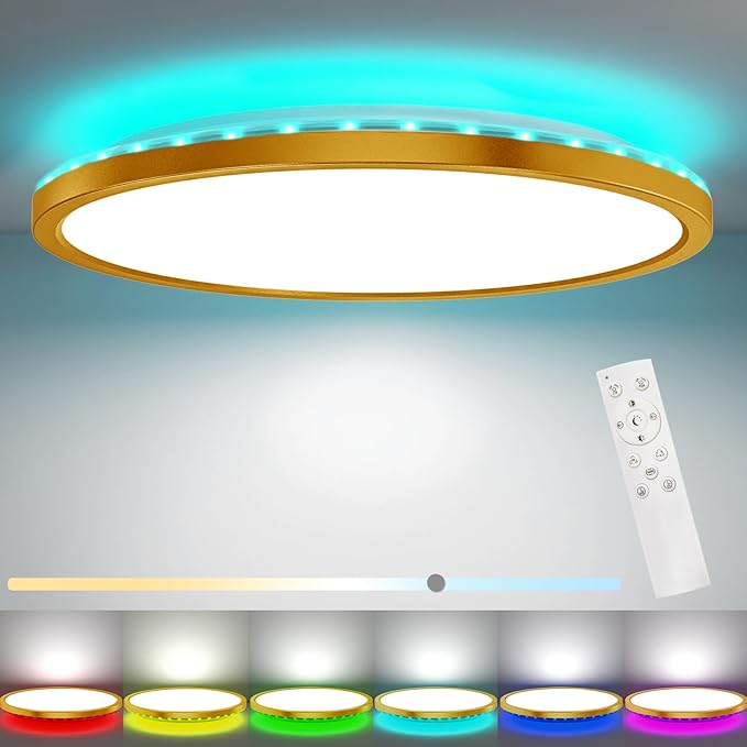 30CM LED Ceiling Light with Remote & RGB Backlight