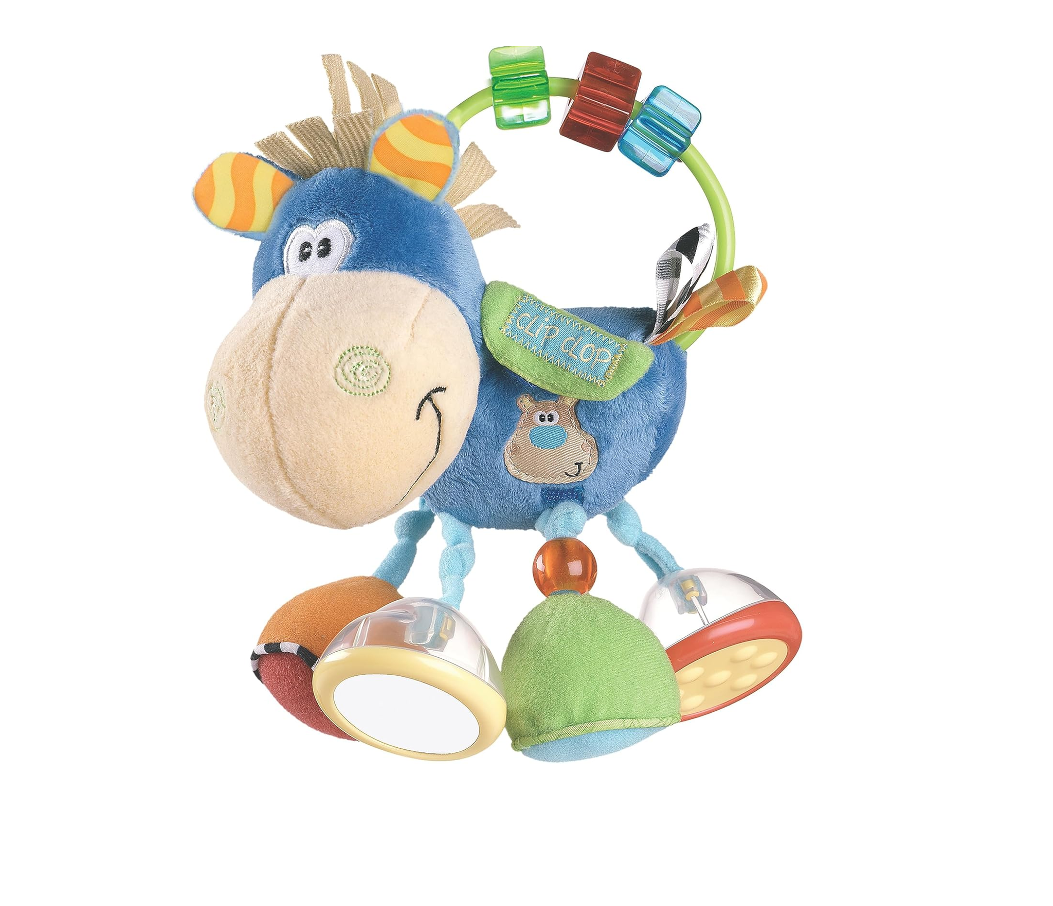 Playgro Horse Soft Baby Rattle Toy – Sensory, Teething & Activity Gift
