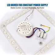 Modern Round LED Ceiling Light – 12W/18W, Cool White