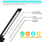 Dimmable LED Desk Lamp with Wireless Charging & USB Port - Modern Task Lamp for Home & Office