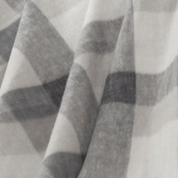 Dreamscene Grey Tartan Fleece Throw Blanket – Soft, Warm & Cosy, 120x150cm