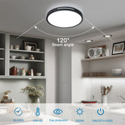 Modern Round LED Ceiling Light – 12W/18W, Cool White