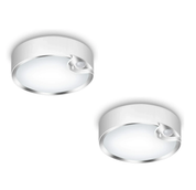Motion Sensor Light Indoor, Battery Operated Ceiling Light, Battery Powered Shed Lights for Bathroom Porch Stairs Garage