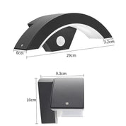 Modern Outdoor LED Wall Light with Motion Sensor