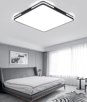 36W Dimmable LED Ceiling Light, 50CM Modern Square LED Ceiling Lamp with Switch Control, 3 Color Temperature Adjustments, Ceiling Lighting Fixture for Bedrooms