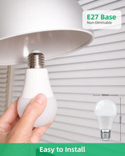 7W E27 LED Bulb, Non-Dimmable, Pack of 6