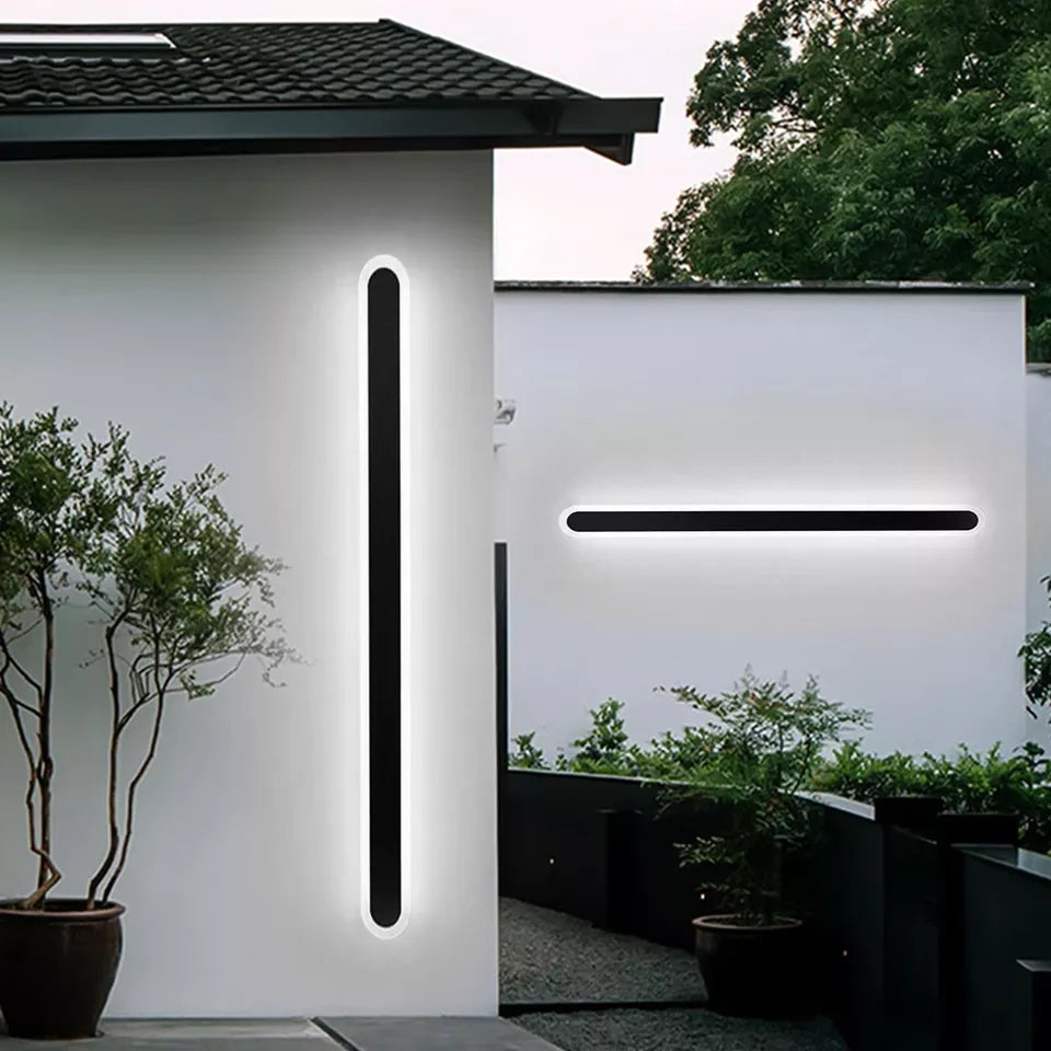 Modern LED Wall Light Sconce – Waterproof Outdoor/Indoor Long Strip Lamp, Energy Saving