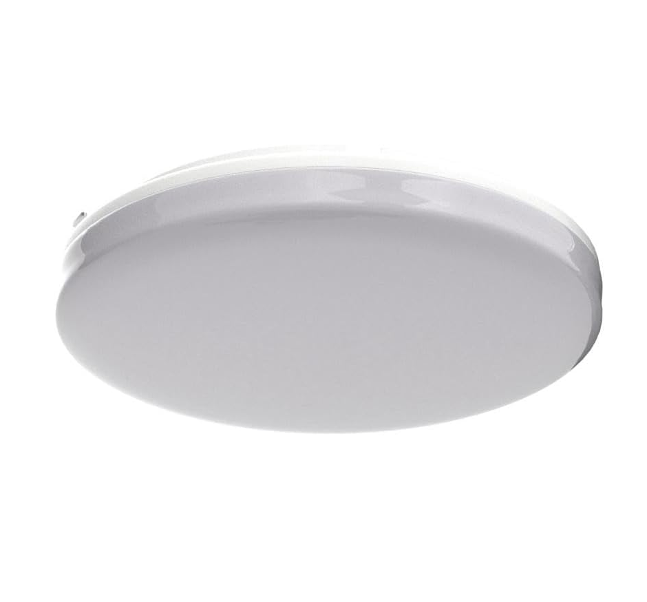 24W LED Ceiling Light, Waterproof IP54, Warm White 3000K, 200W Incandescent Bulb Equivalent, 2400lm Flush Mount Lighting Fitting for Bathroom, Bedroom, Kitchen, Hallway
