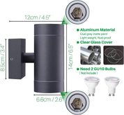 GU10 Up Down Wall Lights