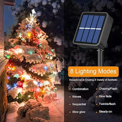 50 LED Solar Fairy String Lights with 8 Modes
