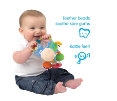 Playgro Horse Soft Baby Rattle Toy – Sensory, Teething & Activity Gift