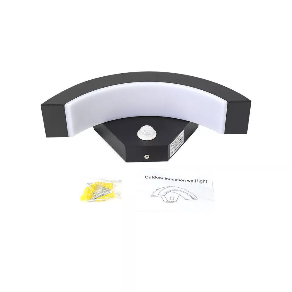Modern Outdoor LED Wall Light with Motion Sensor