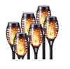 6 Pack Solar Flame Torch Lights – Waterproof Outdoor Garden & Pathway Decor